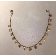 Kolekce Christian Dior Amulette DAmour Brass Round-Star Charming Ladies Jewellery Set Náramek/Náhrdelník