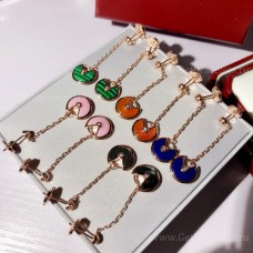 Náušnice Cartier Amulette de Cartier s diamanty, růžové zlato