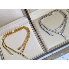 Náhrdelník Bvlgari Serpenti Viper Sleek Shapes ze žlutého/bílého zlata