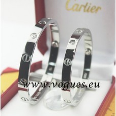  Náramek Cartier z bílého zlata se 4 diamanty