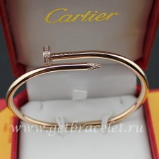 Cartier Juste Un Clou náramek z růžového zlata diamanty