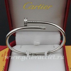 Cartier Juste Un Clou náramek bílé zlato diamanty