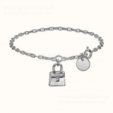 Náramek Hermes Birkin ve stříbrné barvě, výprodej v USA