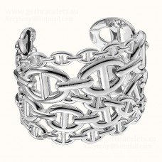 Hermes Chaine DAncre Enchainee náramek stříbrný/žlutý zlatý/růžový zlatý výprodej