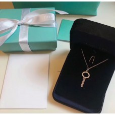 Tiffany Tiffany Keys Přívěsek s otevřenými oválnými klíči Mordern Diamonds Náhrdelník Nejnižší cena