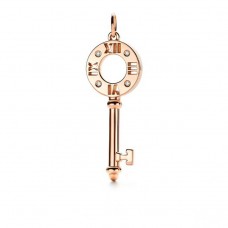 Náhrdelník s přívěskem Tiffany Keys Atlas Rose Gold Piercing Key pro tónovanou cenu ve Spojeném království