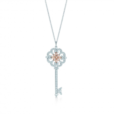 Tiffany Keys Enchant Primrose Key Přívěsek Náhrdelník Drahé kameny Šperky DC Výprodej Dámské