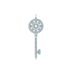 Tiffany Keys Petals Key Pendant Sterling Silver Náhrdelník Diamonds Party Šperky Dámské