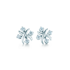 Náušnice Tiffany Schlumberger Lynn s diamanty, složité, pro ženy, USA