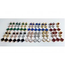 Náušnice Van Cleef Arpels Magic Alhambra se 3 motivy a diamanty