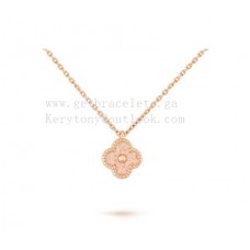 Přívěsek Van Cleef Arpels Sweet Alhambra Rose Gold
