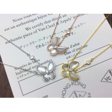 Přívěsek Van Cleef Arpels Two Butterfly s perleťovým diamantem